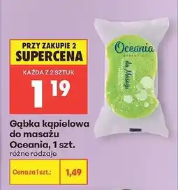 Biedronka Gąbka kąpielowa do masażu Oceania , 1 szt oferta