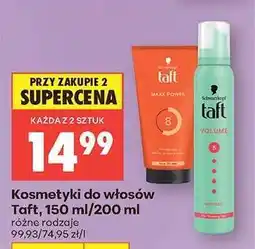 Biedronka Kosmetyki do włosów Taft, 150 ml/200 ml oferta
