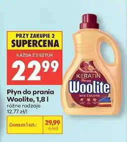 Biedronka Płyn do prania Woolite, 1,8 l oferta