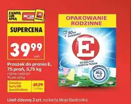 Biedronka Proszek do prania E, 75 prań, 3,75 kg oferta