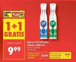 Biedronka Spray Cif Infinite Clean, 280 ml oferta