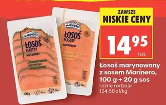 Biedronka Łosoś marynowany z sosem Marinero, 100 g + 20 g sos oferta