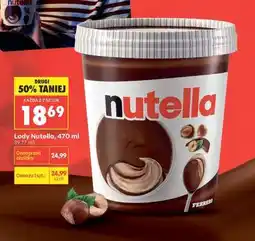 Biedronka Lody Nutella, 470 ml oferta