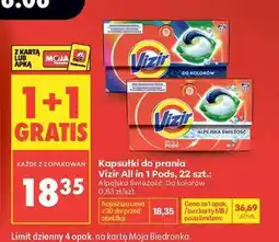 Biedronka Vizir All in 1 PODS, 22 szt oferta