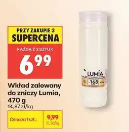 Biedronka Wkład zalewany do zniczy Lumia, 470 g oferta