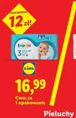 Lidl Lupilu Soft & Dry Pieluchy oferta