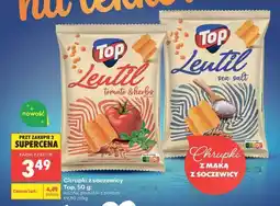 Biedronka Chrupki z soczewicy oferta