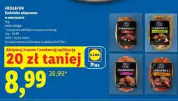 Lidl GRILL&FUN Karkówka wieprzowa w marynacie oferta