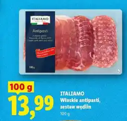 Lidl ITALIAMO Włoskie antipasti, zestaw wędlin oferta
