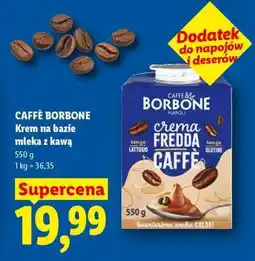 Lidl CAFFÈ BORBONE Krem na bazie mleka z kawą oferta