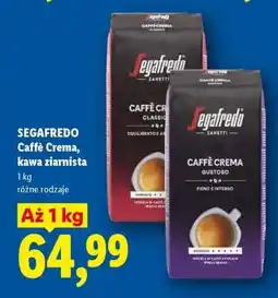 Lidl SEGAFREDO CAFFE CREMA Kawa ziarnista oferta