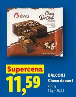 Lidl BALCONI Choco dessert oferta