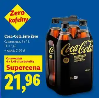 Lidl Coca-Cola Zero Zero oferta