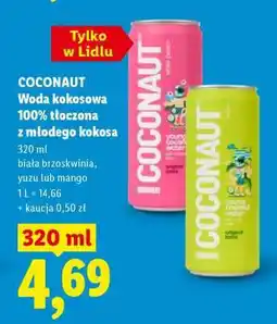 Lidl COCONAUT Woda kokosowa oferta