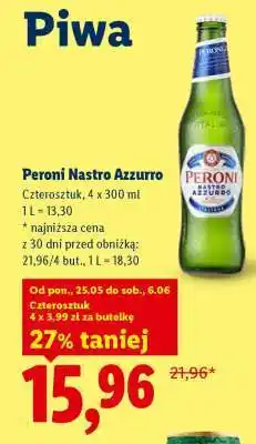 Lidl Peroni Nastro Azzurro oferta