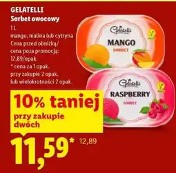 Lidl GELATELLI Sorbet owocowy oferta