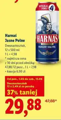 Lidl Harnaś Jasne Pełne oferta