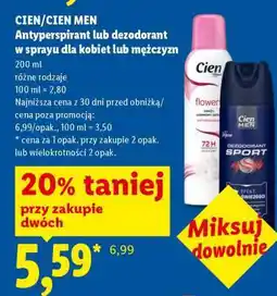 Lidl CIEN/CIEN MEN Antyperspirant lub dezodorant oferta