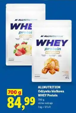 Lidl ALLNUTRITION Odżywka białkowa WHEY Protein oferta