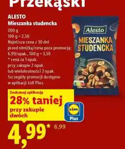 Lidl ALESTO Mieszanka studencka oferta