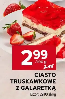 Stokrotka Ciasto truskawkowe z galaretką Bizon oferta
