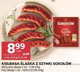 Stokrotka KIEŁBASA ŚLĄSKA Z SZYNKI SOKOŁÓW oferta