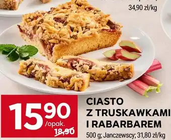 Stokrotka Ciasto z truskawkami i rabarbarem Janczewscy oferta