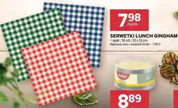 Stokrotka Serwetki Lunch Gingham oferta