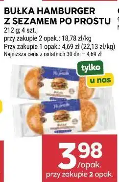 Stokrotka Bułka hamburger z sezamem Po Prostu oferta