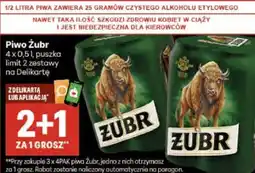 Delikatesy Centrum Piwo Żubr oferta