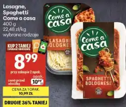 Delikatesy Centrum Lasagne, Spaghetti Come a casa oferta