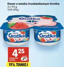 Delikatesy Centrum Deser o smaku truskawkowym Gratka oferta