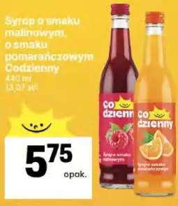 Delikatesy Centrum Syrop o smaku malinowym, o smaku pomarańczowym Codzienny oferta