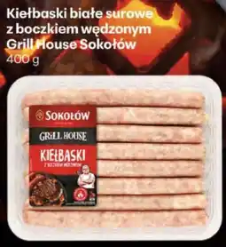 Delikatesy Centrum Kiełbaski białe surowe z boczkiem wędzonym Grill House Sokołów oferta