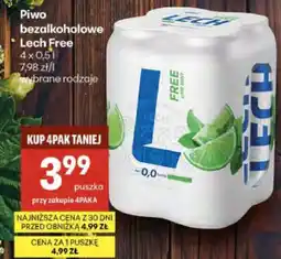 Delikatesy Centrum Piwo bezalkoholowe Lech Free oferta