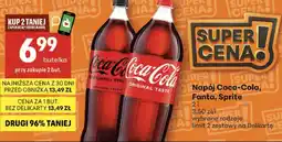 Delikatesy Centrum Napój Coca-Cola, Fanta, Sprite oferta