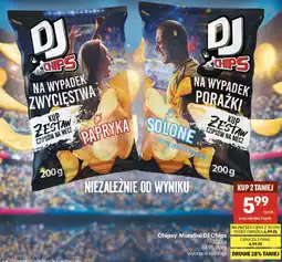Delikatesy Centrum Chipsy Mundial DJ Chips oferta