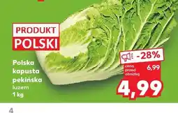 Kaufland Kapusta pekińska polska luzem oferta