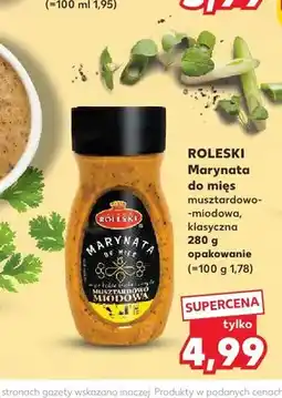 Kaufland Marynata do mięs musztardowo-miodowa klasyczna ROLESKI oferta
