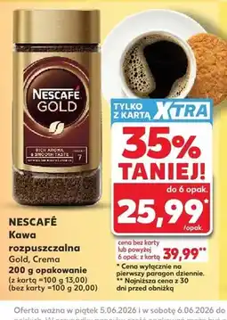 Kaufland Kawa rozpuszczalna Gold Nescafé oferta
