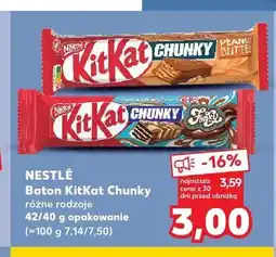 Kaufland Baton KitKat Chunky Peanut Butter oferta