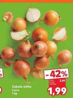 Kaufland Cebula żółta luzem oferta