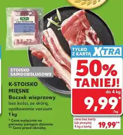 Kaufland Boczek wieprzowy bez kości ze skórą K-Stoisko Mięsne oferta