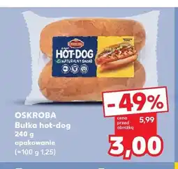 Kaufland Bułka hot-dog Oskroba oferta