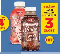 Kaufland Napój mleczny Müllermilch Shake Strawberry oferta