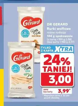 Kaufland Rurki waflowe Dr Gerard Rolls Rolls oferta