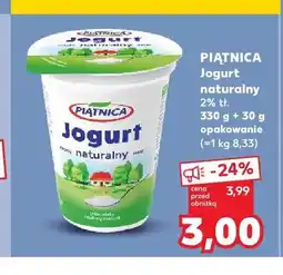 Kaufland Jogurt naturalny 2% tł. Piątnica oferta