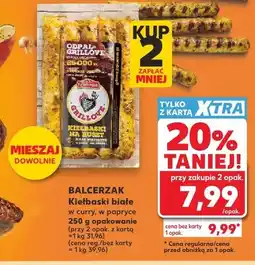 Kaufland Kiełbaski białe w curry BALCERZAK oferta