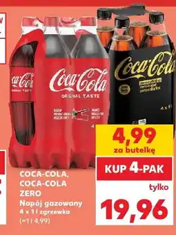 Kaufland Napój gazowany Coca-Cola Original Taste 4-pak oferta