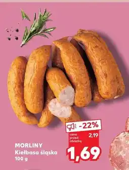 Kaufland Kiełbasa śląska Morliny oferta